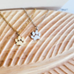 Custom Engraved Small Paw Print Necklace