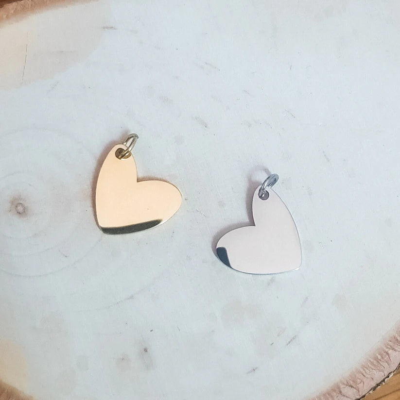 Custom Engraved Heart Necklace
