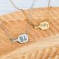 Custom Engraved Pickleball Necklace