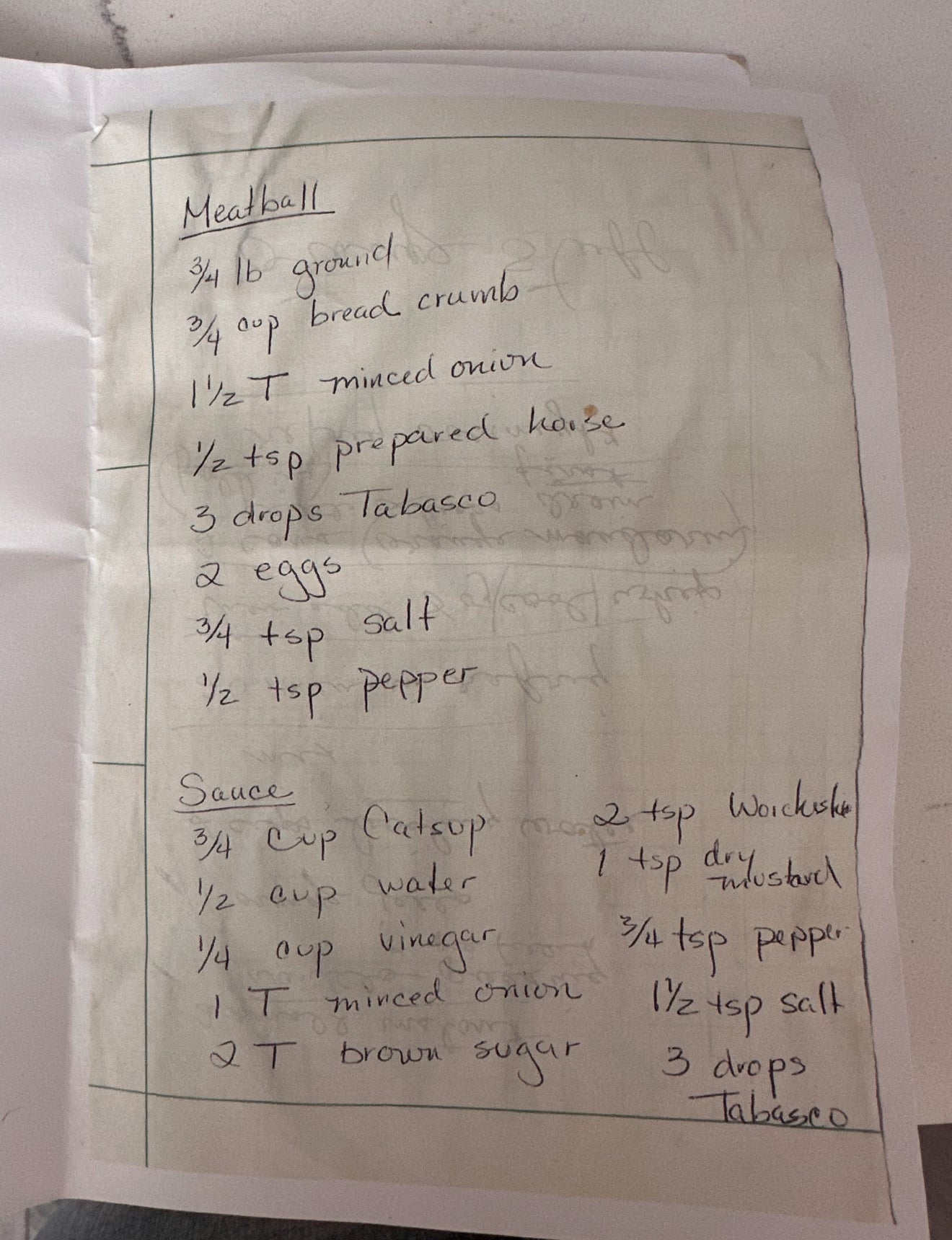 Handwritten Recipe Recipe Keepsake Board
