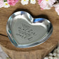 Custom Engraved Heart Jewelry Dish