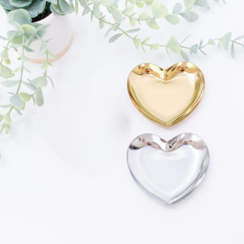 Custom Engraved Heart Jewelry Dish