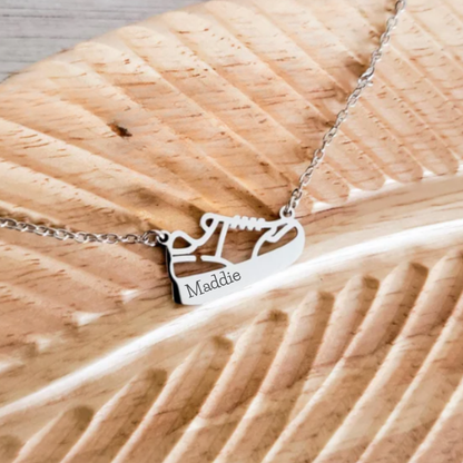 Custom Engraved Sneaker Necklace